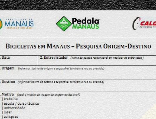 Pesquisa Origem-Destino sobre bicicletas em Manaus